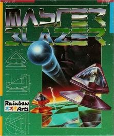 Box cover for Masterblazer on the Atari ST.