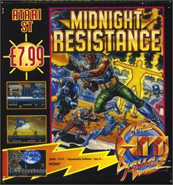 Box cover for Midnight Resistance on the Atari ST.
