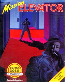 Box cover for Mission Elevator on the Atari ST.
