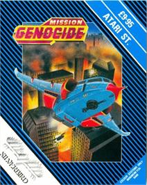 Box cover for Mission Genocide on the Atari ST.