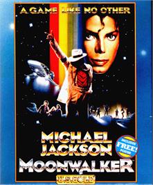 Box cover for Moonwalker on the Atari ST.