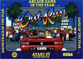 Box cover for Out Run on the Atari ST.