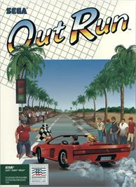 Box cover for Out Run on the Atari ST.