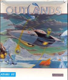 Box cover for Outlands on the Atari ST.