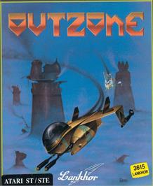 Box cover for Outzone on the Atari ST.