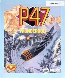 Box cover for P47 Thunderbolt on the Atari ST.