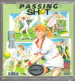 Box cover for Passing Shot on the Atari ST.