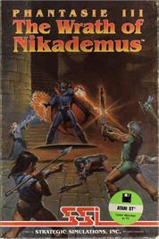 Box cover for Phantasie 3 - The Wrath Of Nikademus on the Atari ST.
