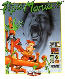 Box cover for Pipe Mania on the Atari ST.