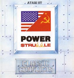 Box cover for Power Struggle on the Atari ST.
