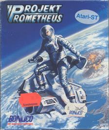 Box cover for Projekt Prometheus on the Atari ST.