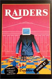 Box cover for Raiders on the Atari ST.