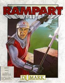 Box cover for Rampart on the Atari ST.