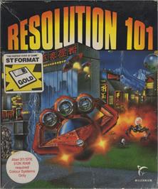 Box cover for Resolution 101 on the Atari ST.