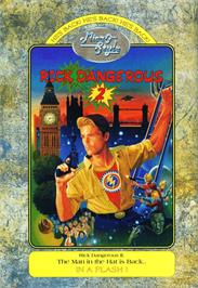 Box cover for Rick Dangerous 2 on the Atari ST.