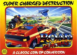 Box cover for RoadBlasters on the Atari ST.