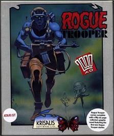 Box cover for Rogue Trooper on the Atari ST.