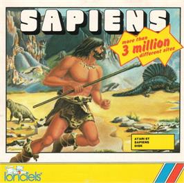 Box cover for Sapiens on the Atari ST.