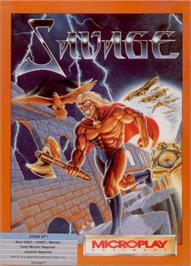Box cover for Savage on the Atari ST.
