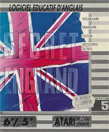Box cover for Secret England on the Atari ST.