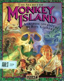 Box cover for Secret of Monkey Island on the Atari ST.