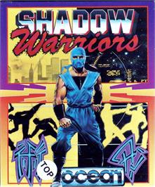 Box cover for Shadow Warriors on the Atari ST.