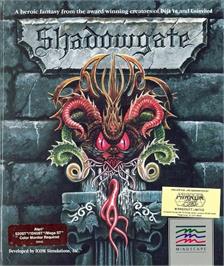 Box cover for Shadowgate on the Atari ST.