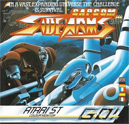 Box cover for Side Arms on the Atari ST.