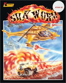 Box cover for Silk Worm on the Atari ST.