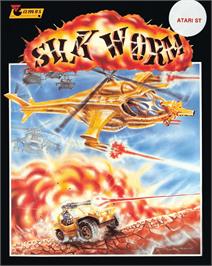 Box cover for Silkworm on the Atari ST.
