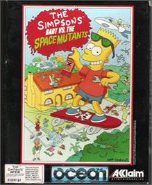 Box cover for Simpsons: Bart vs. the Space Mutants on the Atari ST.