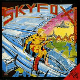 Box cover for Skyfox on the Atari ST.