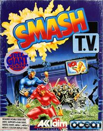 Box cover for Smash T.V. on the Atari ST.