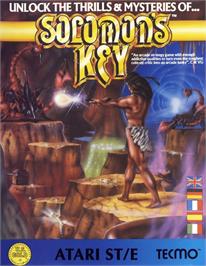 Box cover for Solomon's Key on the Atari ST.