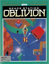 Box cover for Space Station Oblivion on the Atari ST.