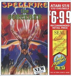 Box cover for Spellfire The Sorcerer on the Atari ST.