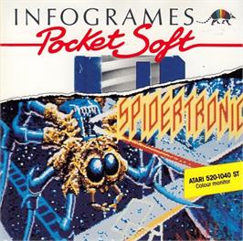 Box cover for Spidertronic on the Atari ST.