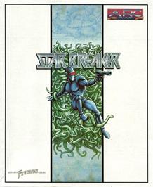 Box cover for Star Breaker on the Atari ST.