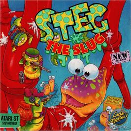 Box cover for Steg the Slug on the Atari ST.