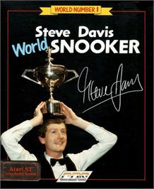 Box cover for Steve Davis World Snooker on the Atari ST.