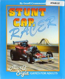 Box cover for Stunt Car Racer on the Atari ST.