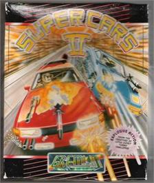 Box cover for Super Cars 2 on the Atari ST.