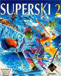Box cover for Super Ski 2 on the Atari ST.