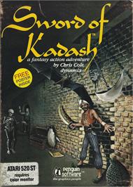 Box cover for Sword Of Kadash on the Atari ST.
