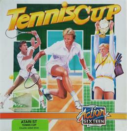 Box cover for Tennis Cup on the Atari ST.