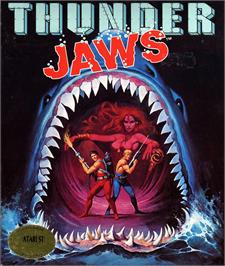 Box cover for Thunder Jaws on the Atari ST.