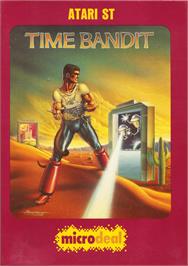 Box cover for Time Bandit on the Atari ST.