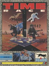Box cover for Time Race on the Atari ST.