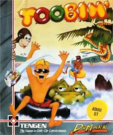 Box cover for Toobin' on the Atari ST.