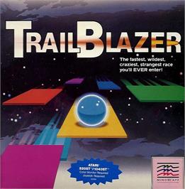 Box cover for Trail Blazer on the Atari ST.